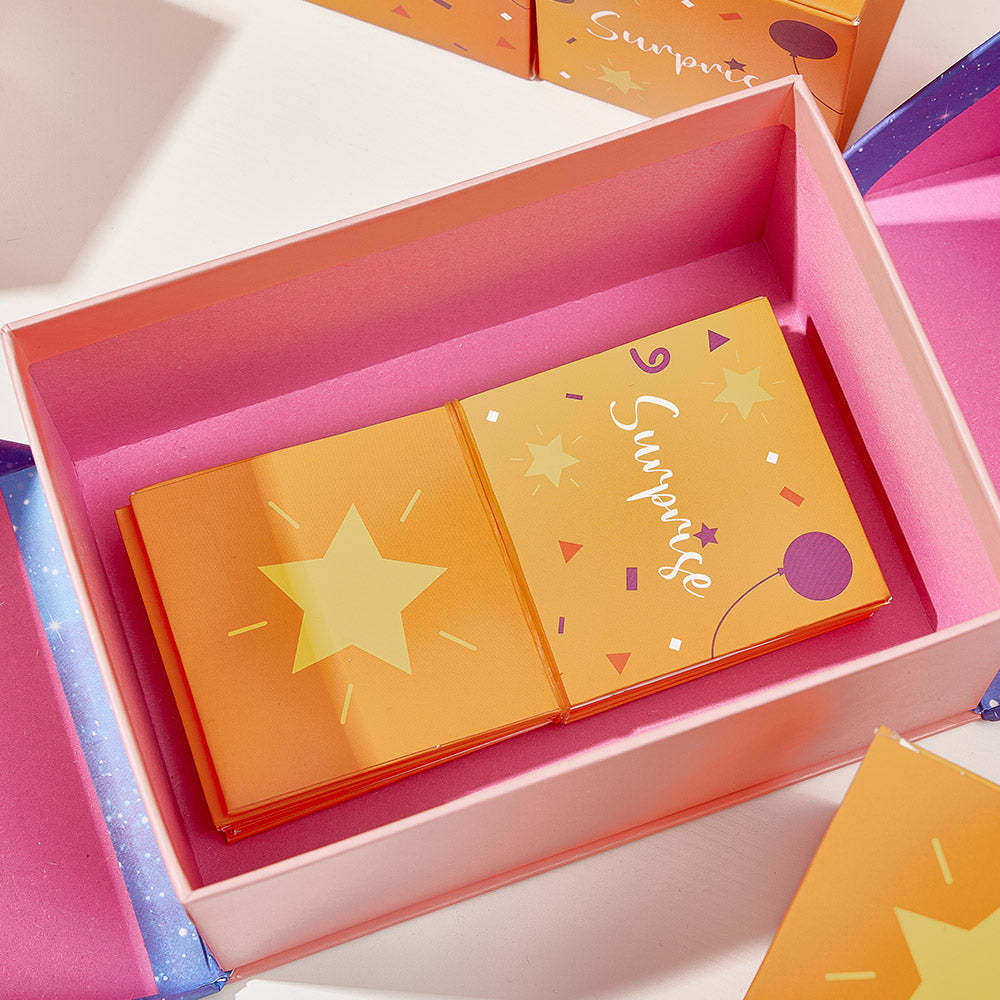 DIY Surprise Gift Box Explosion for Money Cash Pop Up Gift Box for Lover