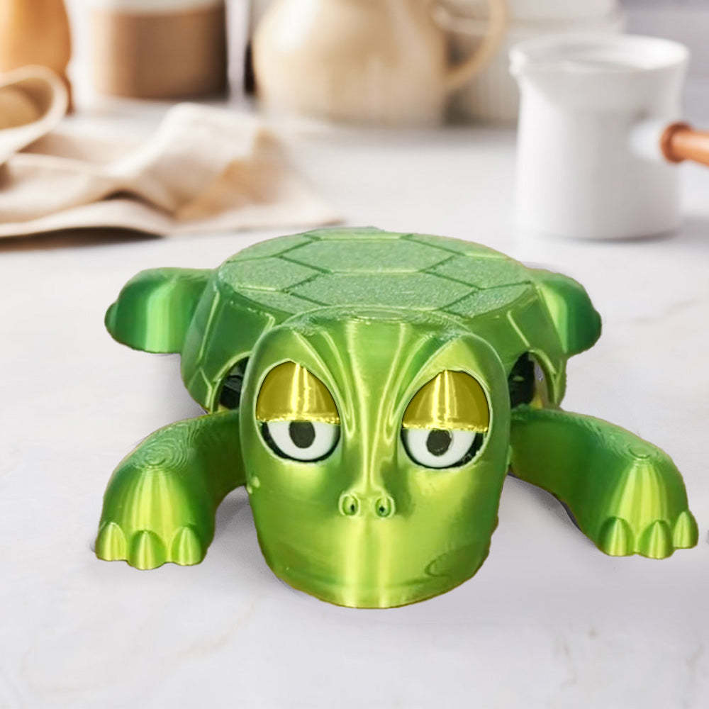 3D Printed Funny Turtle Coaster Creative Open Eyed Turtle Cup Holder Gift for Turtle Lover