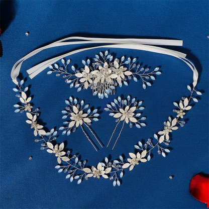 Rhinestone Hairpiece for Bride and Bridesmaid Wedding Accessory Vintage Boho