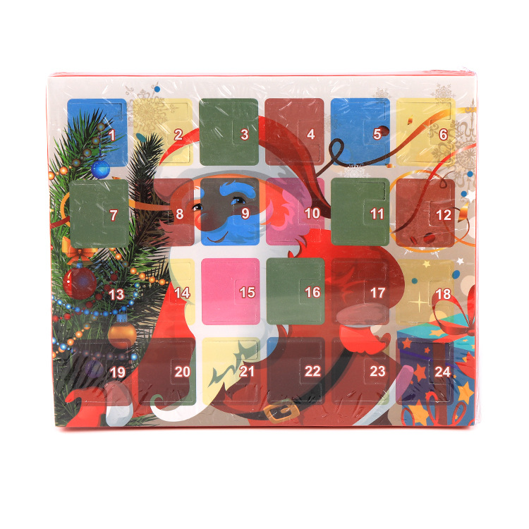Christmas Charm Surprise Blind Box Charm Bracelet 24 Calendar Countdown Gift Box Bracelet DIY Charms