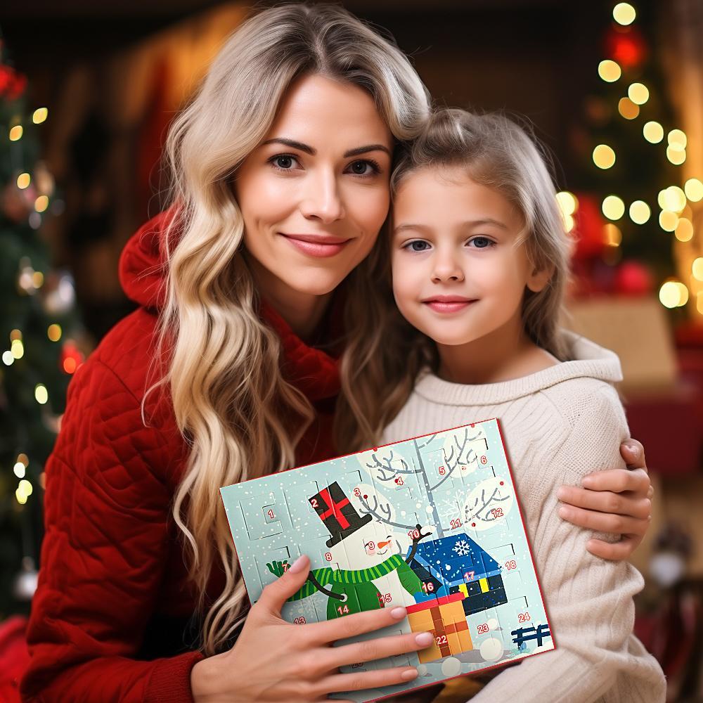 Christmas Charm Surprise Blind Box Charm Bracelet 24 Calendar Countdown Gift Box Bracelet DIY Charms