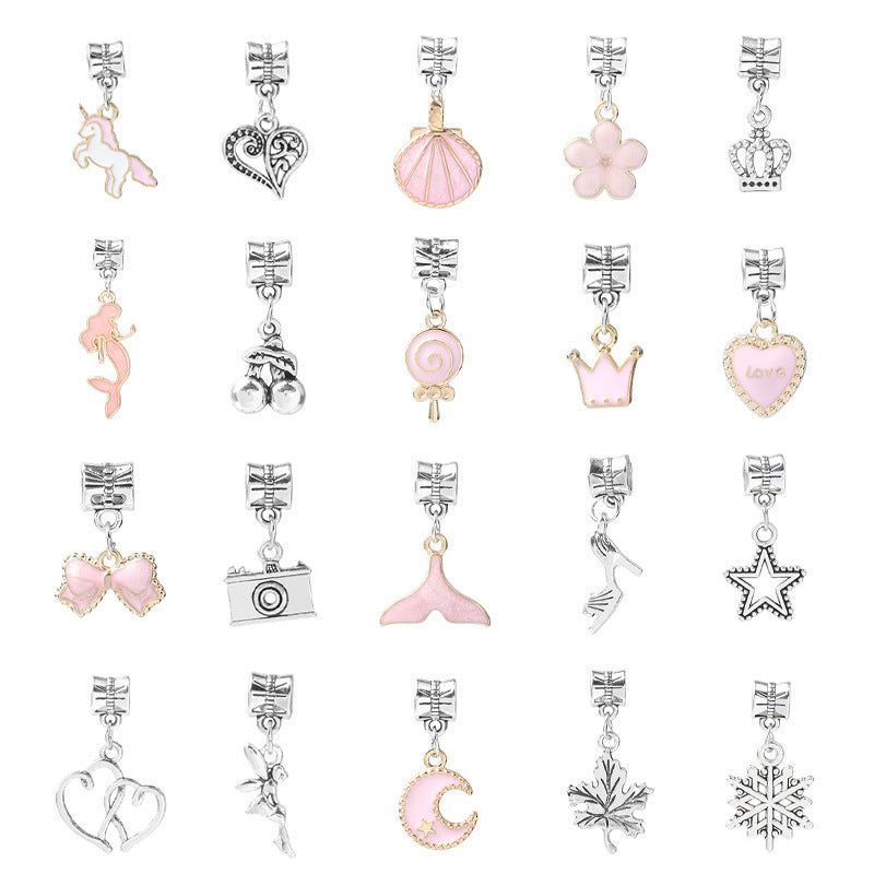 DIY Bracelet Making Kit with Beads Colorful Bracelets Set with Gift Box Gift for Girls