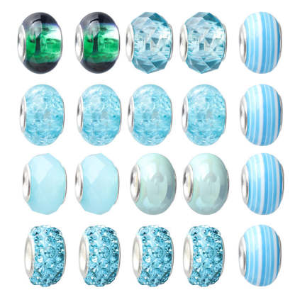 DIY Bracelet Making Kit with Beads Colorful Bracelets Set with Gift Box Gift for Girls