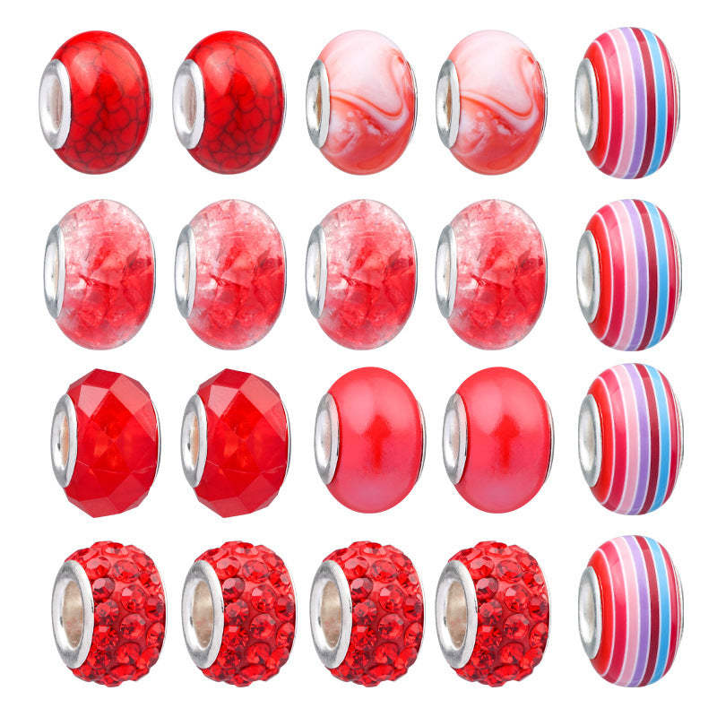 DIY Bracelet Making Kit with Beads Colorful Bracelets Set with Gift Box Gift for Girls