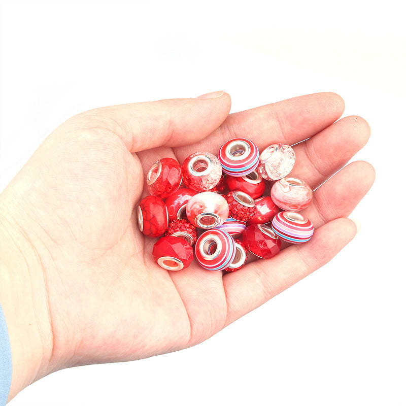 DIY Bracelet Making Kit with Beads Colorful Bracelets Set with Gift Box Gift for Girls