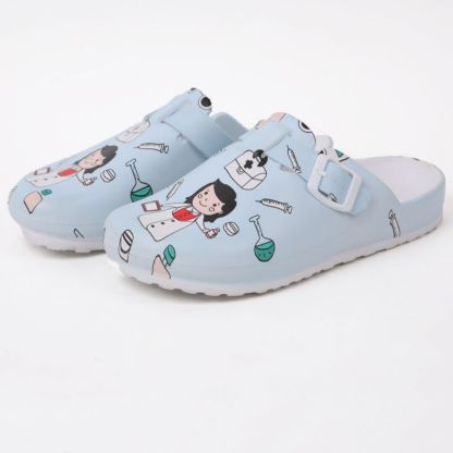 Laboratory Clogs Comfort Mules Close Toe Nurse Shoes Slip On Garden Shoes
