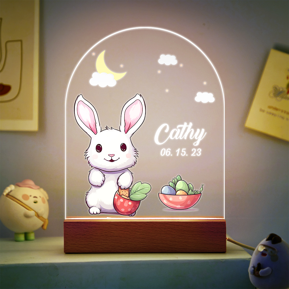 Custom Name Christmas Tree Personalized Santa Elk Night Light Bedroom Christmas Gift 3D Room Decor Night Light Desk Lamp Night Light Gift