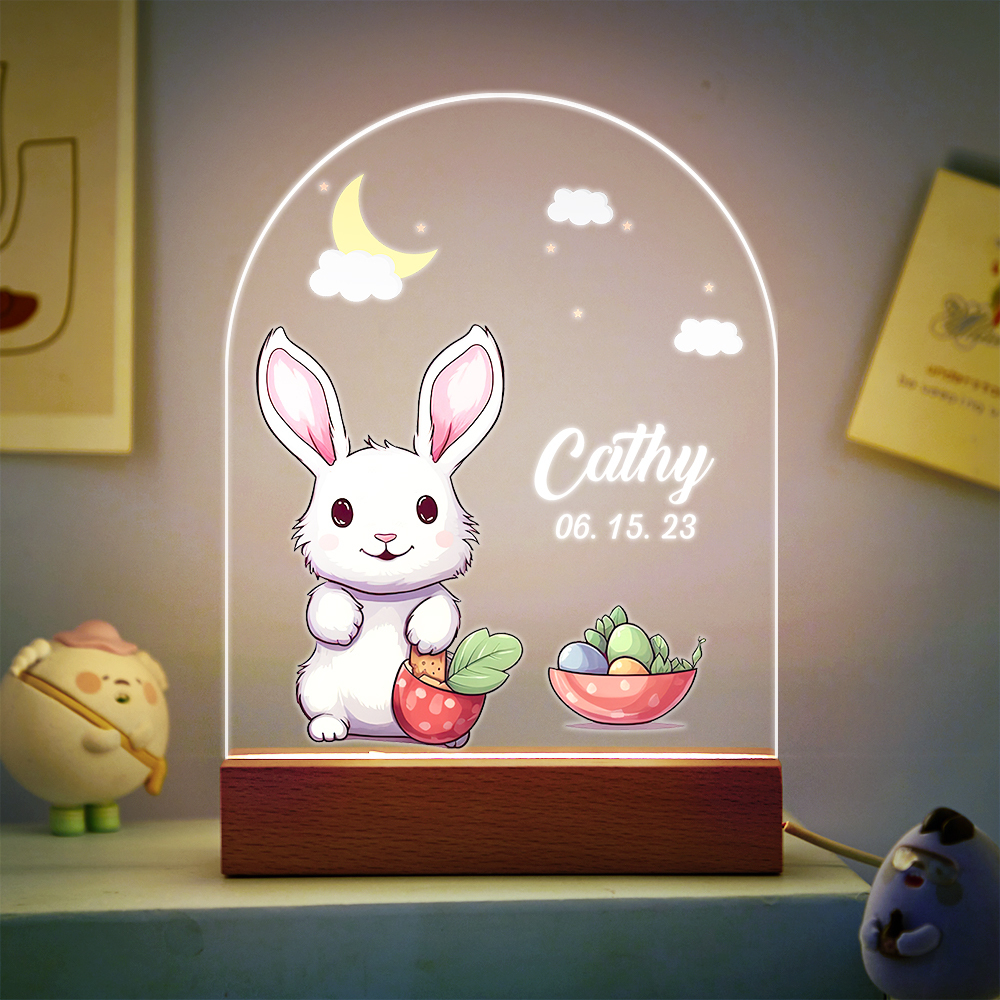 Custom Name Christmas Tree Personalized Santa Elk Night Light Bedroom Christmas Gift 3D Room Decor Night Light Desk Lamp Night Light Gift