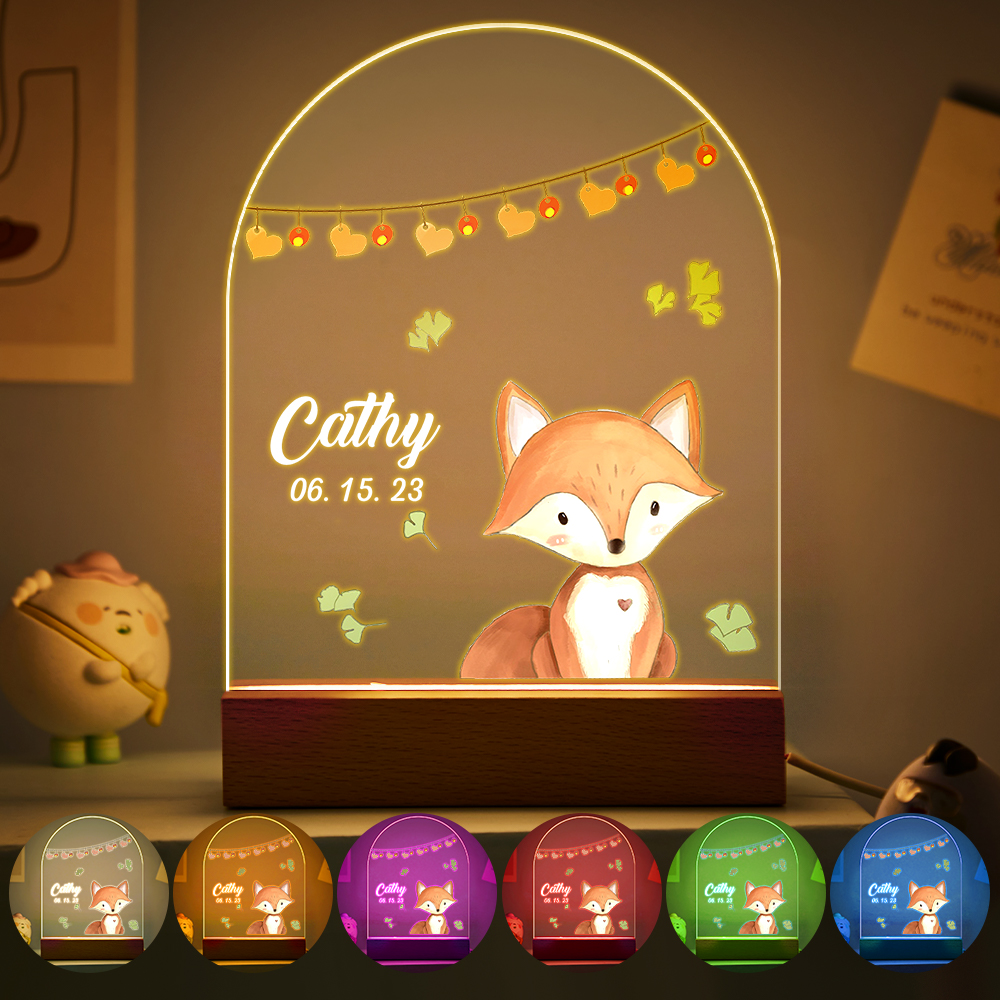 Custom Name Christmas Tree Personalized Santa Elk Night Light Bedroom Christmas Gift 3D Room Decor Night Light Desk Lamp Night Light Gift