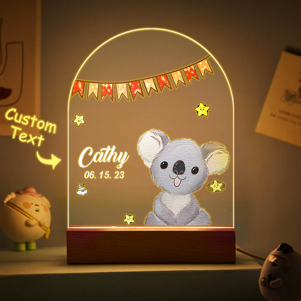 Custom Name Christmas Tree Personalized Santa Elk Night Light Bedroom Christmas Gift 3D Room Decor Night Light Desk Lamp Night Light Gift