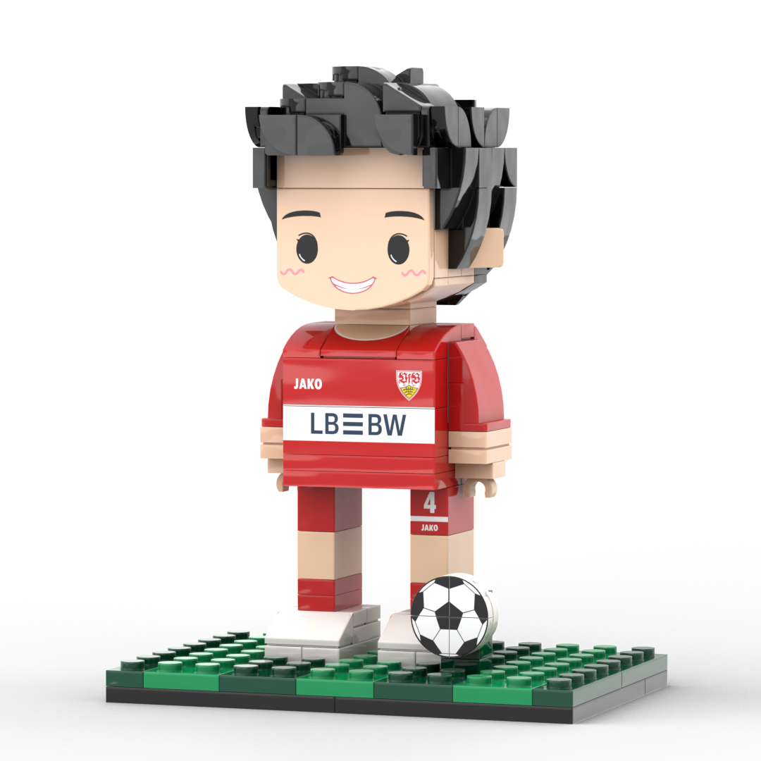 Full Body Customized 1 Person Brick Figures Football Theme Gift Birthday Gift Valentines Gift for Football Player