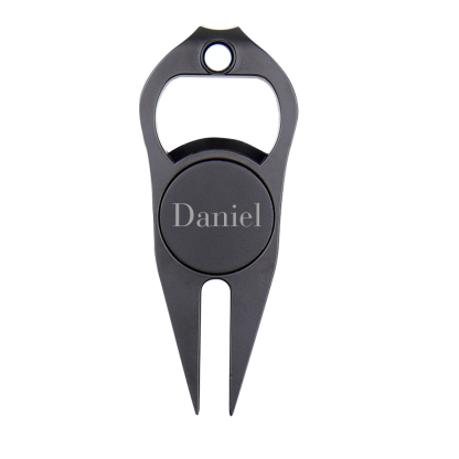 Custom Name Golf Ball Marker Personalized Bottle Opener Multipurpose Golf Fork Ball Marker