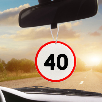 Customized Round Hanging Car Air Fresheners with Essential Oils for Women Men