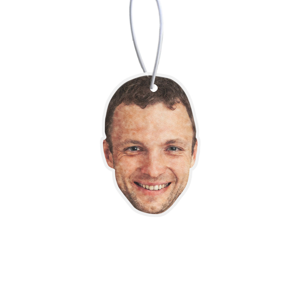 Custom Funny Car Air Freshener with Your Face Rearview Mirror Hanging Ornament Air Freshener