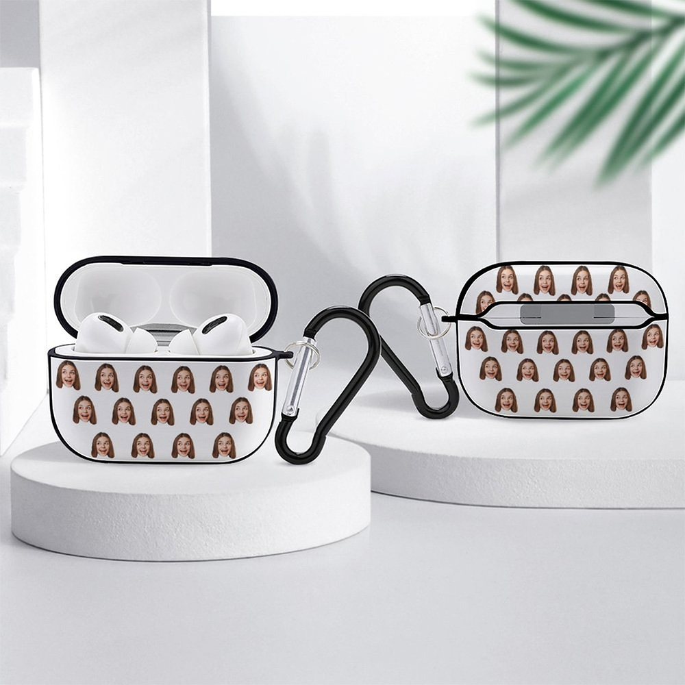 Custom Face Airpods Case Cover for Airpods Pro with Keychain