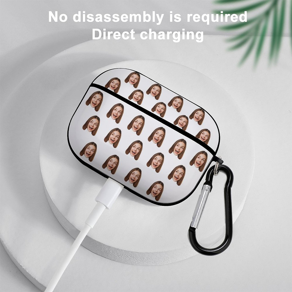 Custom Face Airpods Case Cover for Airpods Pro with Keychain