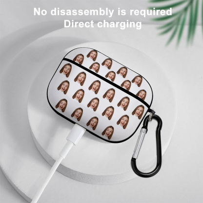 Custom Face Airpods Case Cover for Airpods Pro with Keychain