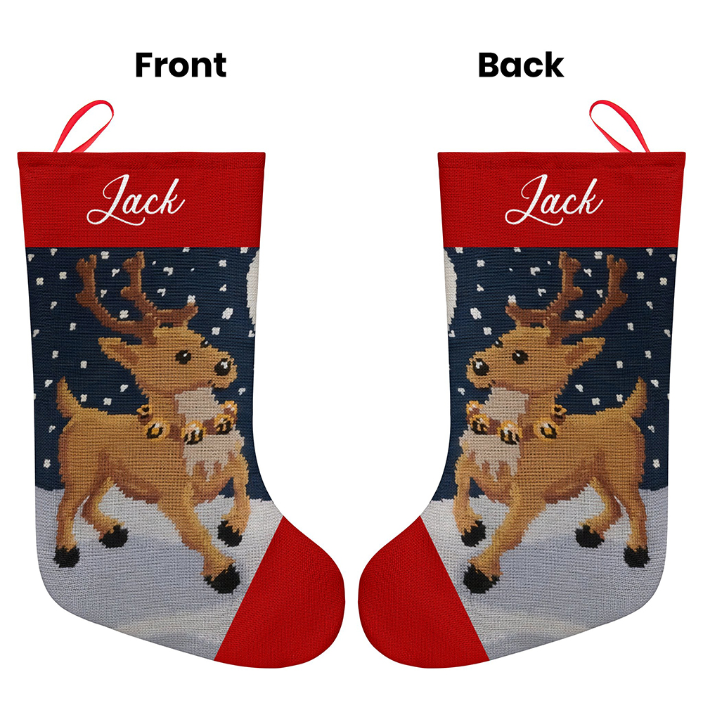 Personalized Christmas Stockings Custom Name Christmas Stocking