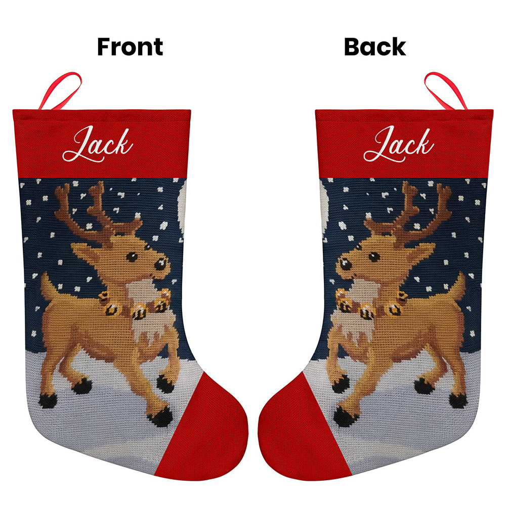 Personalized Christmas Stockings Custom Name Christmas Stocking