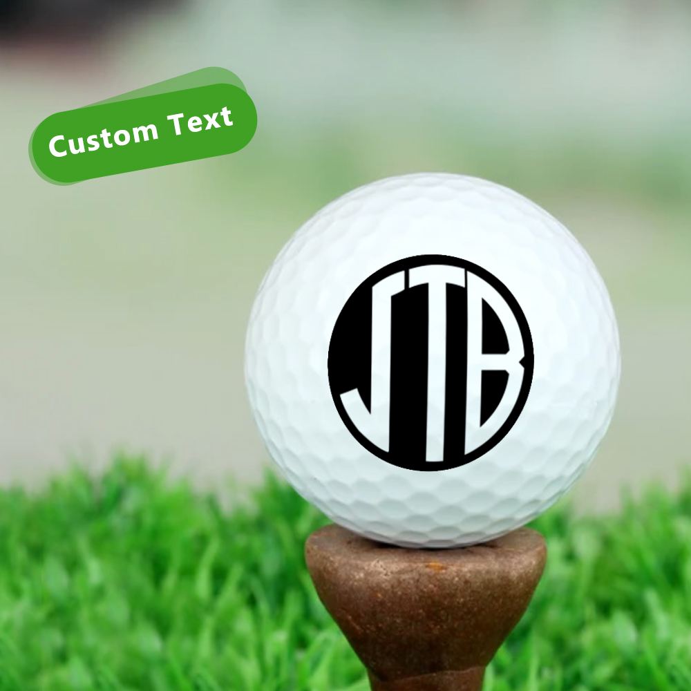 Personalized Monogram Golf Balls Gifts for Men and Women
