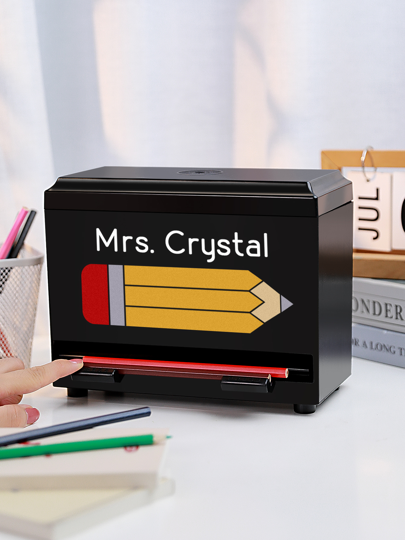 Personalized Pencil Dispenser with Name Pencil Cases Appreciation Gift for Teacher