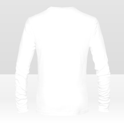 Custom Double-Sided Men's Long Sleeve T-Shirt Personalized All-Over Print Tee with Your Design