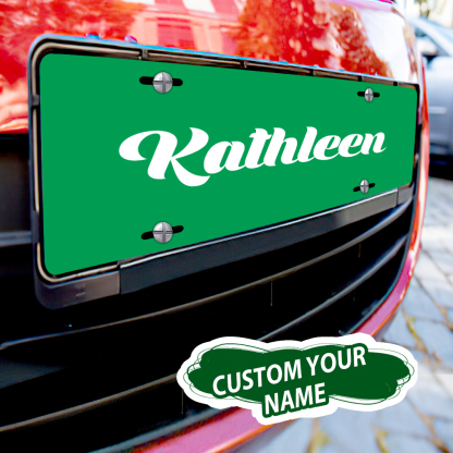 Custom License Plate Personalized Name Funny License Plate for Car