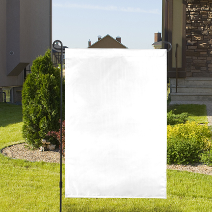 Waterproof Peach Skin Single Sided Garden Flag – Personalized Outdoor Decoration with Custom Design