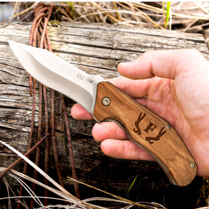 Custom Engraved Pocket Knife Monogrammed Folding Knife Groomsmen