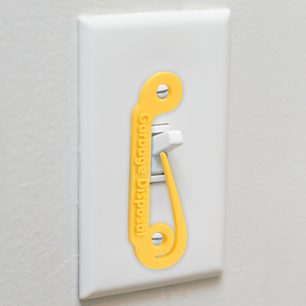 Personalized 3D Print Light Switch Lock 2pcs Switch Protector Label for Home Office