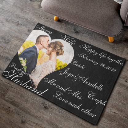 Custom Welcome Door Mat Personalized Wedding Decorative Doormat