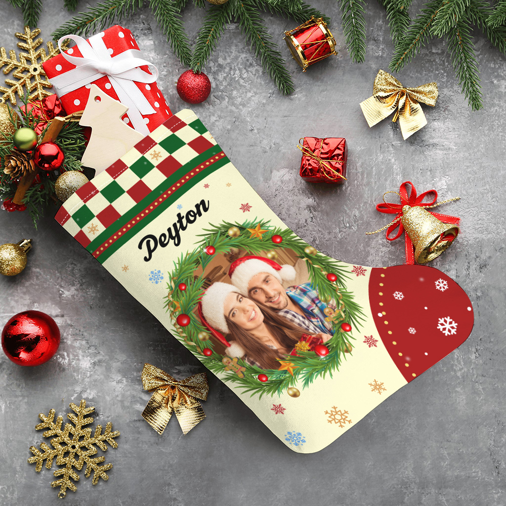 Personalized Christmas Stocking Custom Photo Christmas Stockings