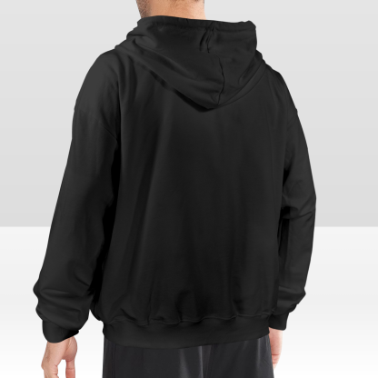 Custom Men's Pullover Hoodie – Personalized Front Print Hoodie with Kangaroo Pocket