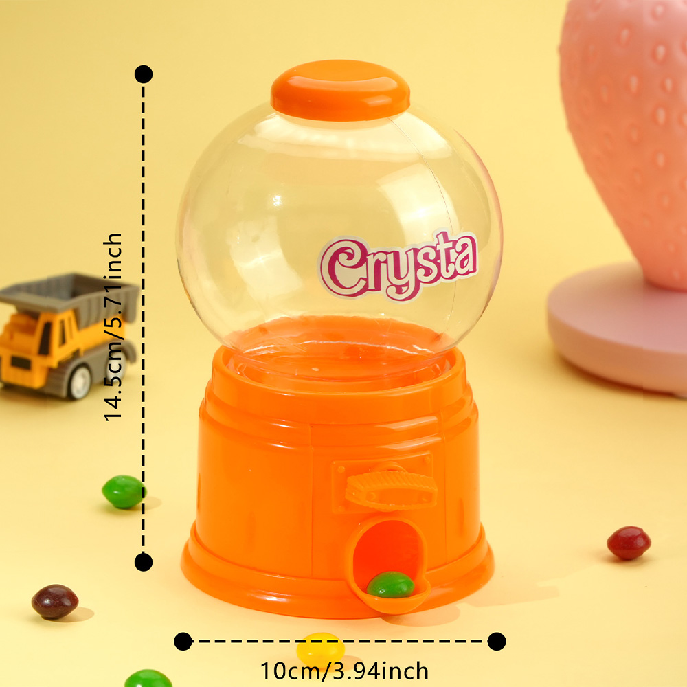 Personalized Mini Gashapon Candy Dispenser with Name Birthday Gift for Kids