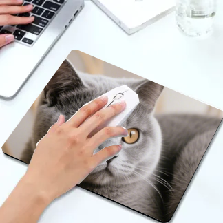 Custom Printed Mouse Pad – Personalized Photo or Logo Design Desk Accessory