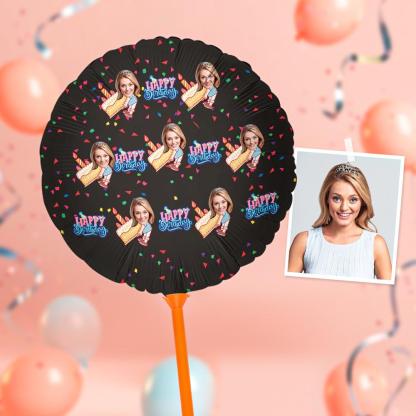 Personalized Face Funny Birthday Balloons for Party Decoration Supplies