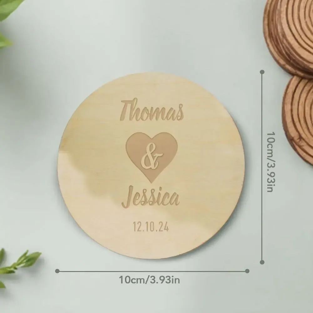Personalized Coaster Wedding Party Favors