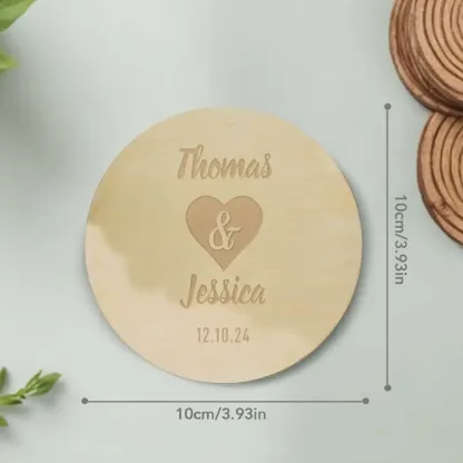 Personalized Coaster Wedding Party Favors