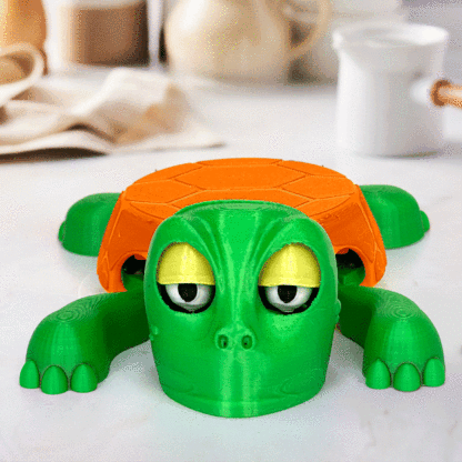 3D Printed Funny Turtle Coaster Creative Open Eyed Turtle Cup Holder Gift for Turtle Lover
