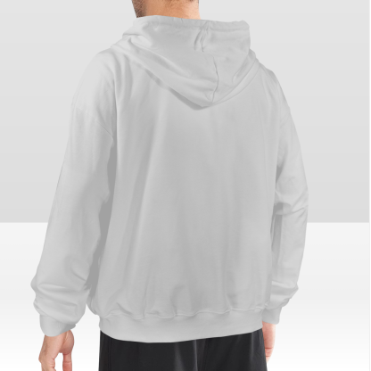 Custom Men's Pullover Hoodie – Personalized Front Print Hoodie with Kangaroo Pocket