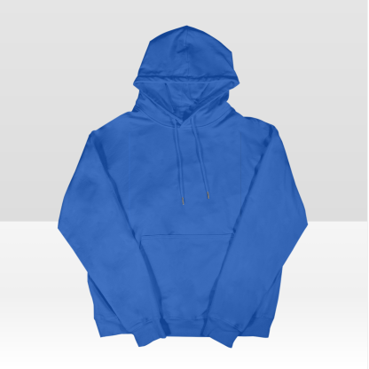 Custom Men's Pullover Hoodie – Personalized Front Print Hoodie with Kangaroo Pocket