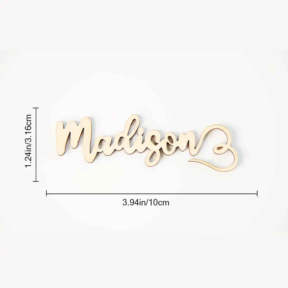 Personalized Wooden Place Cards for the Champagne Flute Name Cards Wedding Table Decoration