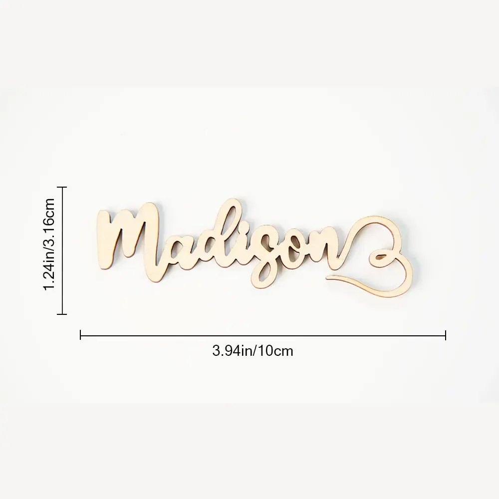 Personalized Wooden Place Cards for the Champagne Flute Name Cards Wedding Table Decoration
