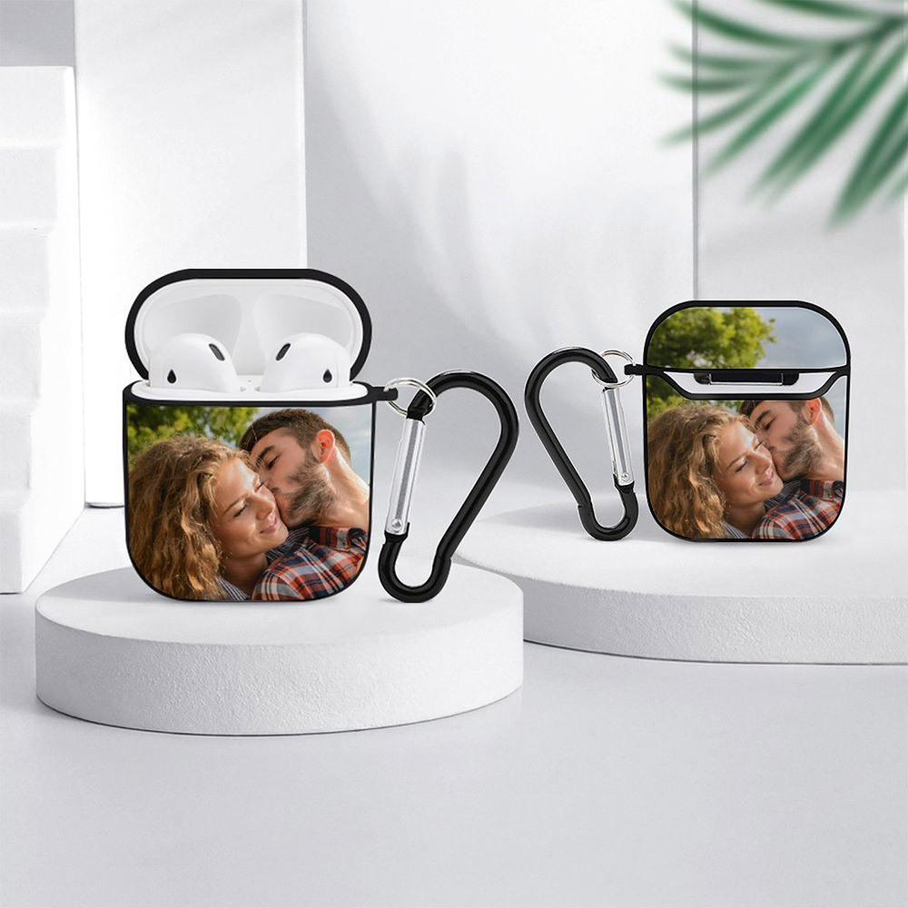 Fully Customized Airpods Case for Airpods 1/2 with Keychain