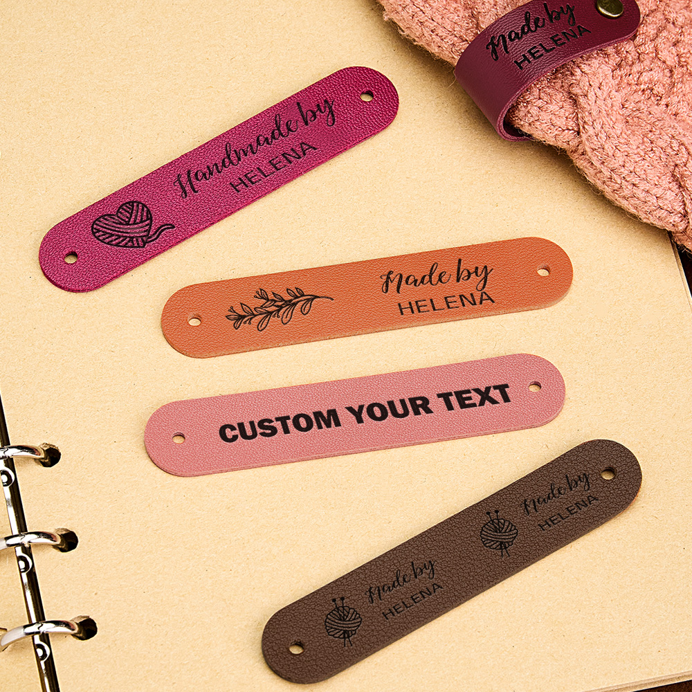 Personalized 10PCS Tags for Knits And Crochet Custom Labels for Handmade Items