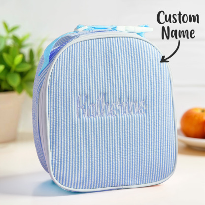 Personalized Lunch Bag with Embroidered Name Gift for Kids
