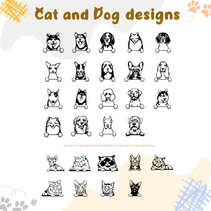 Personalized Engraved Pet Portrait Wooden Phone Stand Holder Gift for Pet Lovers