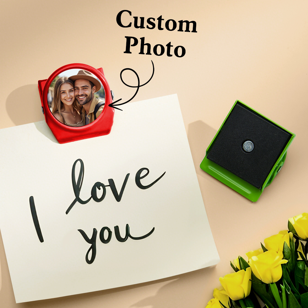 Personalized Magnetic Metal Clips Refrigerator Magnet with Photo Magnets Metal Clip