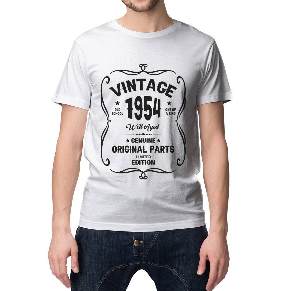 68th Birthday Shirts Custom VINTAGE 1954 Shirt 68th Birthday Gifts - 7 Sizes