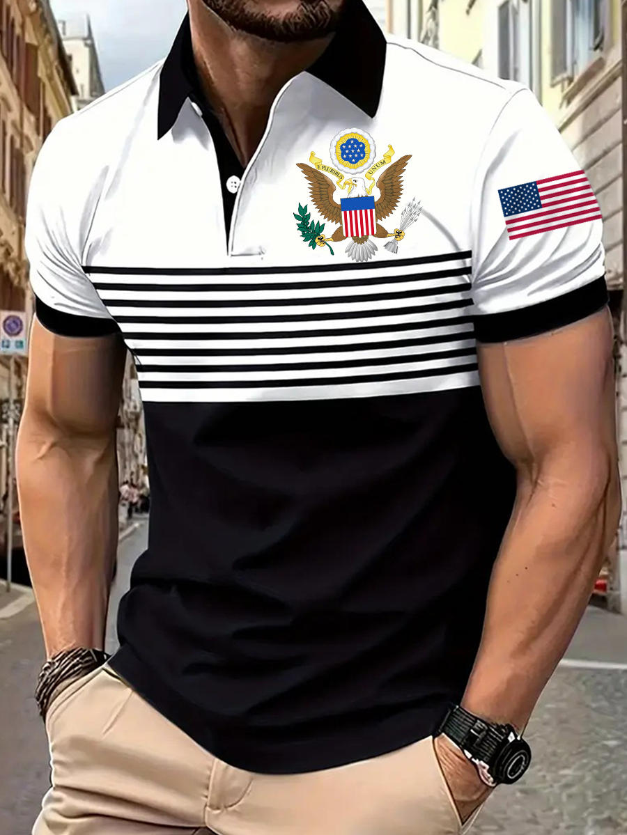 Men's USA short sleeve Shirt